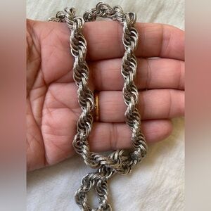 Monet Vintage Unisex‎ Chunky Rope Chain Necklace
